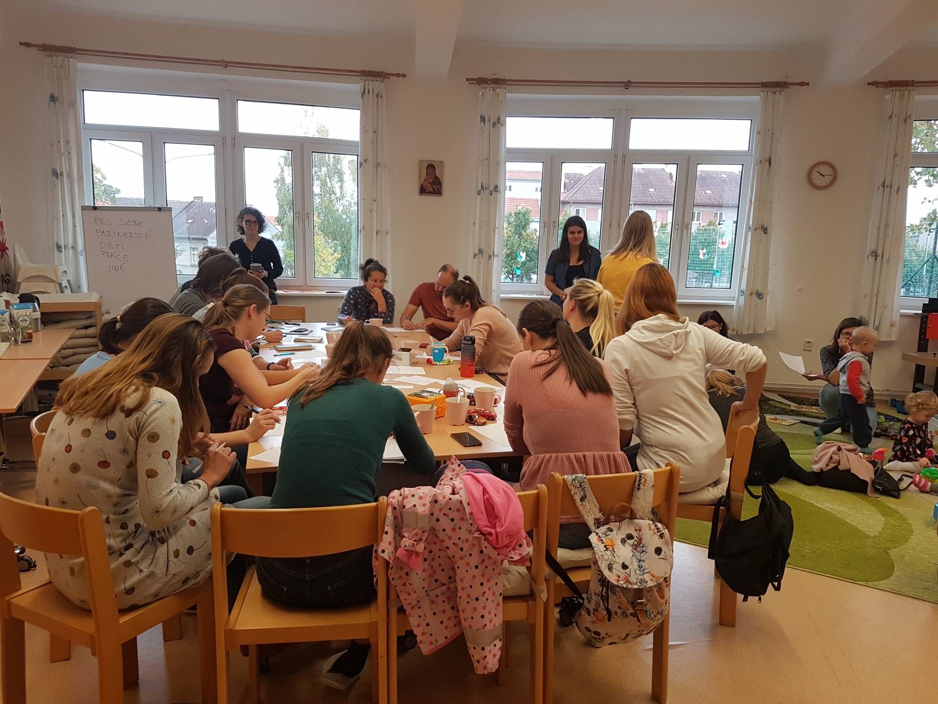 Seminář pro rodiče v klubovně U Hrocha